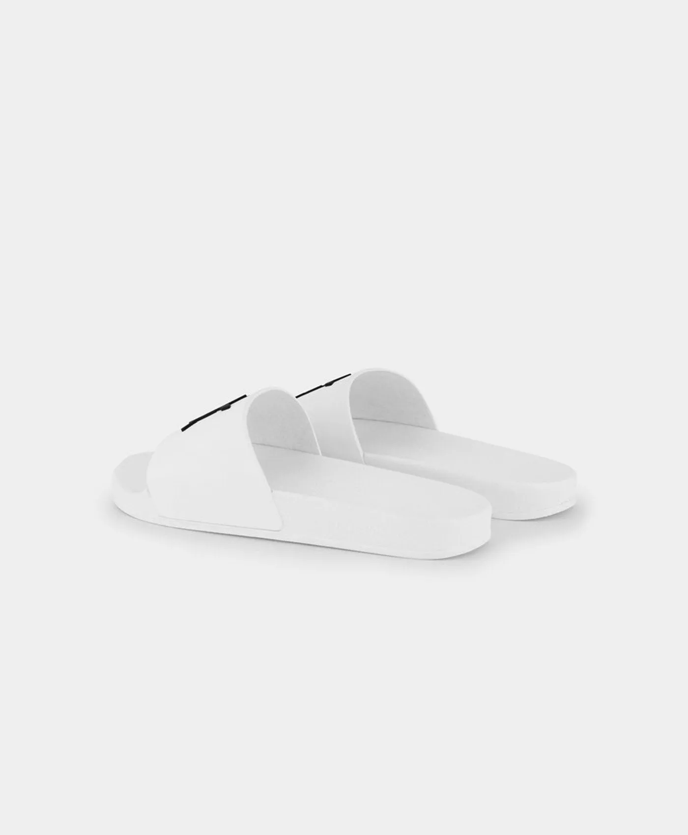 White Reslider Sandals