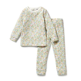 Wilson & Frenchy Organic Long Sleeved Pyjamas - Tinker Floral