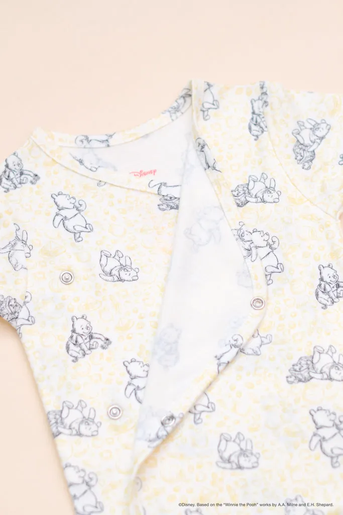 Wrap Onesie - Yellow Hunny Pooh